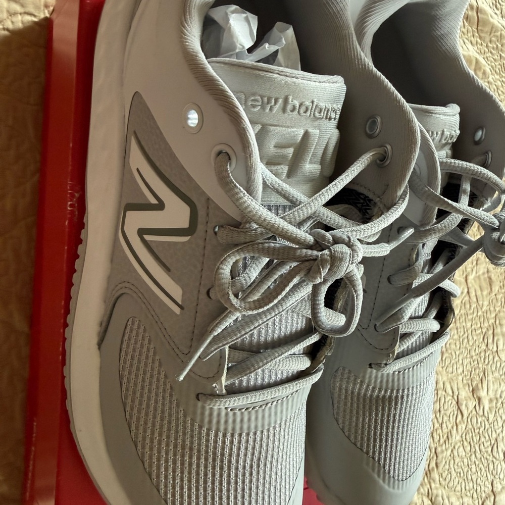 New Balance Light Gray Athletic Shoes